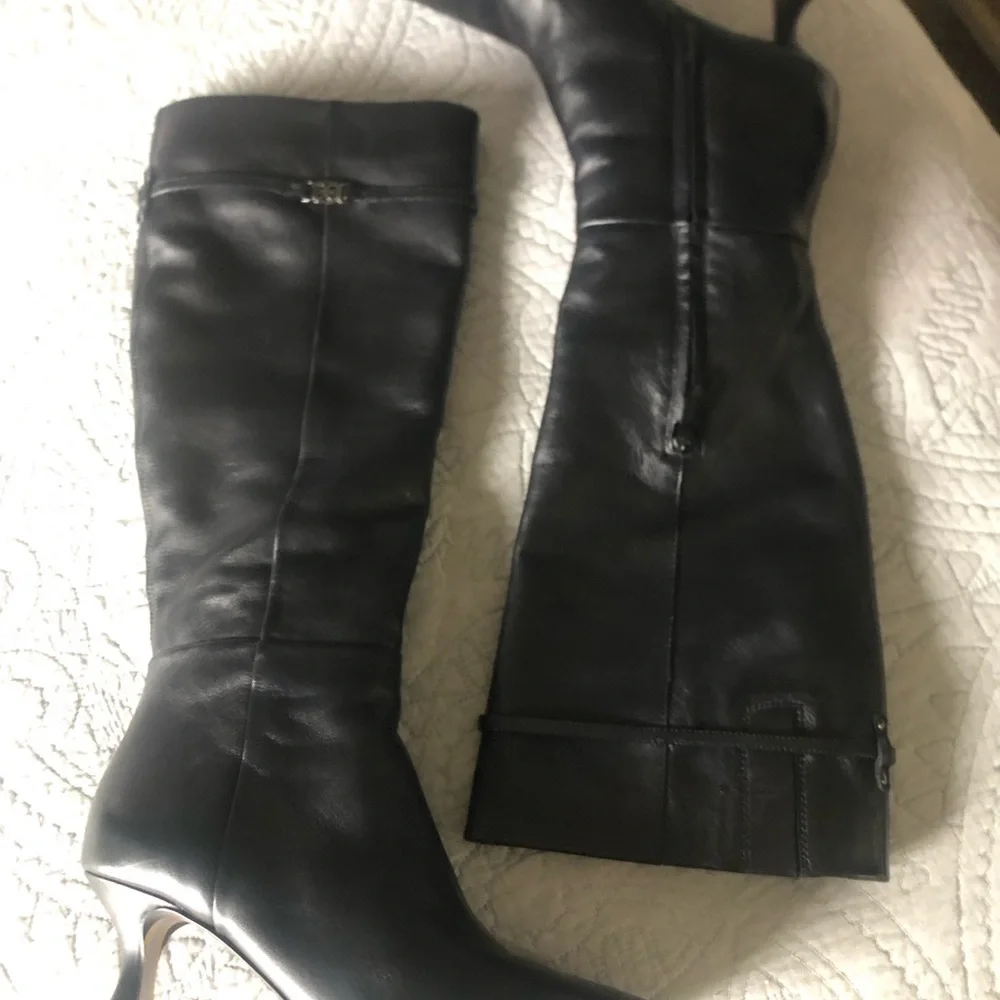 Sam Edelman Layla size 8 leather boots - Picture 2 of 8